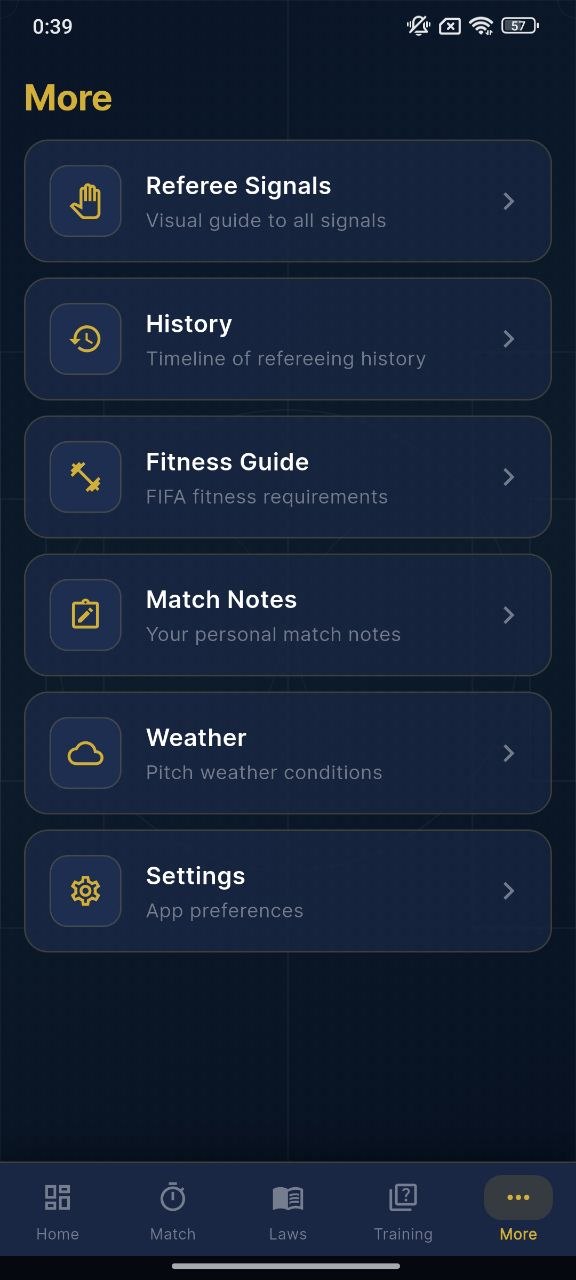 Merit King Master training screen